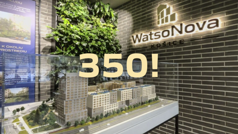 V projekte WatsoNova má už 350 bytov svojich majiteľov